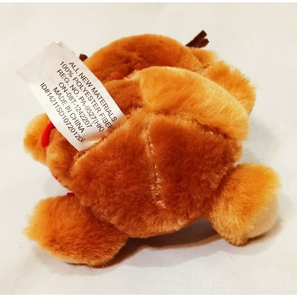 Reindeer with Scarf Plush Stuffed Animal 6" MegaToys - Picture 7 of 9